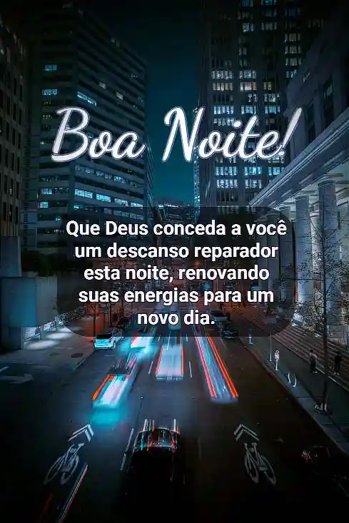 Mensagem de Boa Noite com Deus para zap