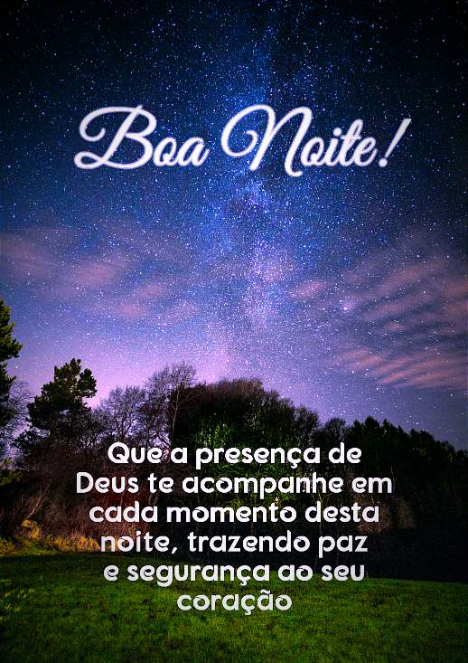 Mensagem de Boa Noite com Deus