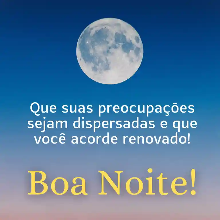 cartao de boa noite 