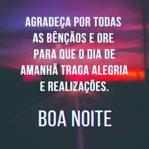 cartão de boa noite