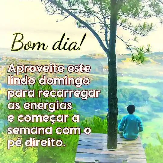 linda mensagem bom dia domingo gratis