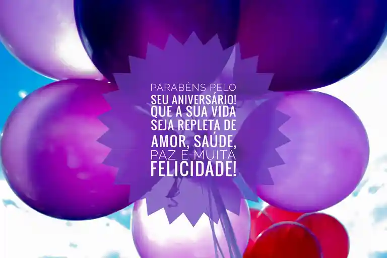 Feliz Aniversário para WhatsApp